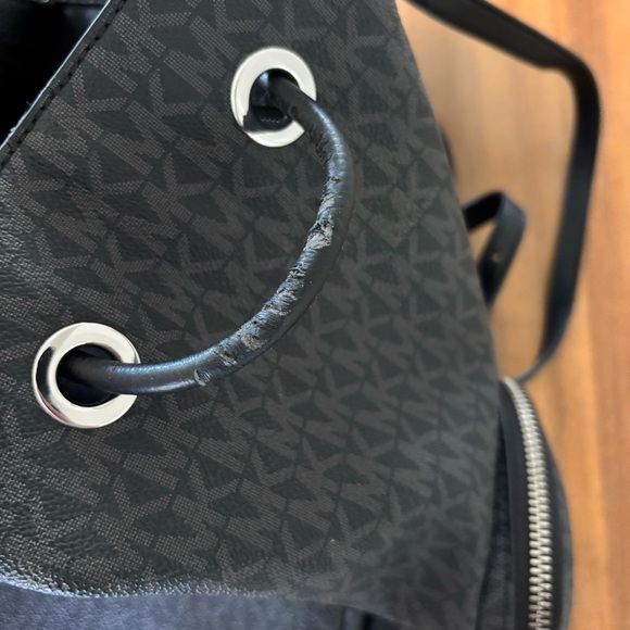 MICHAEL KORS Abbey LG Cargo Backpack in Black - Picture 8 of 11